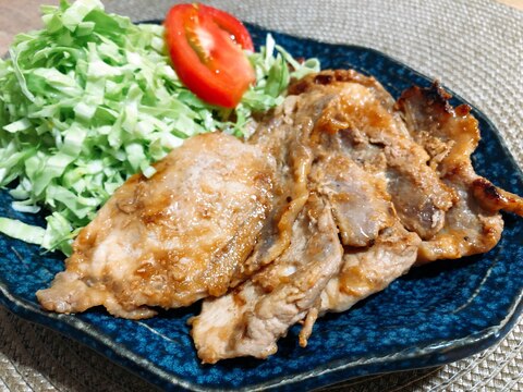 子どももよく食べる柔らかい豚のしょうが焼き